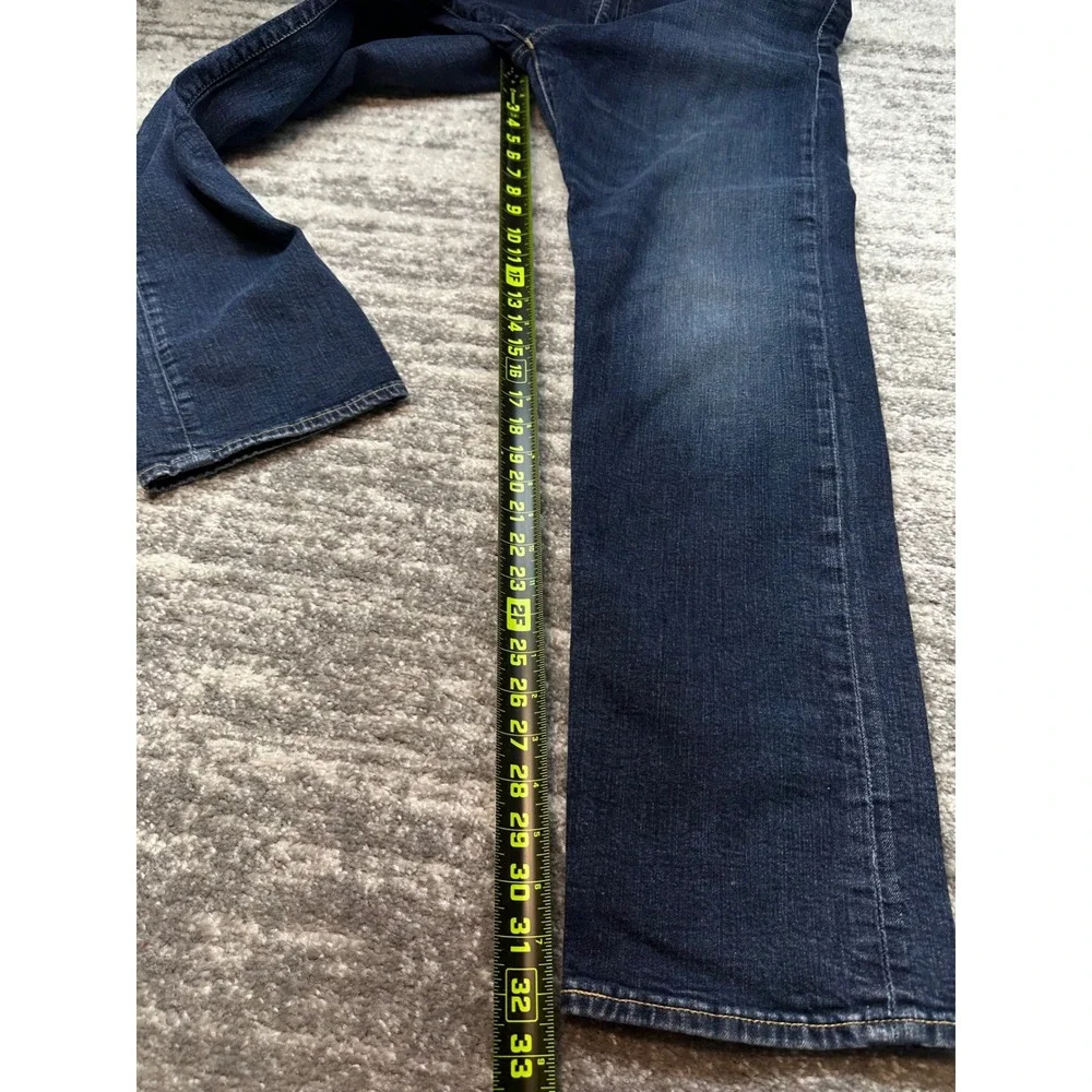 Levi Strauss 502 Jeans Mens W40 L36 (32) Big E Premium Tapered Stretch Denim